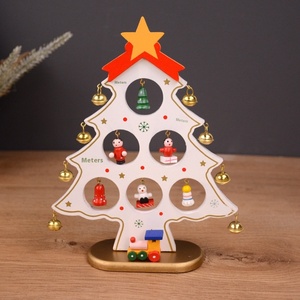 Handmade Cây giáng sinh và người tuyết Mặt dây chuyền dễ thương Bàn đồ trang trí trong sáng tạo ít figurine thiết kế cho bộ sưu tập đồ chơi - Product Image 2