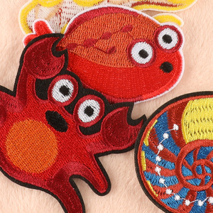 สติกเกอร์ปักคอมพิวเตอร์ลายสัตว์ทะเลน่ารักสำหรับเสื้อยืดและเสื้อผ้าอื่นๆสำหรับตกแต่งซ่อมแซม - Product Image 3