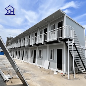 บ้านคอนเทนเนอร์เคลื่อนที่ XH-ACH ขนาด 20 ฟุต โครงสร้างเหล็กสำเร็จรูป ฉนวนกันความร้อนแบบแซนวิช ดีไซน์ทันสมัย รับประกัน 1 ปี เหมาะสำหรับโรงแรมในตลาดดูไบ - Product Image 3