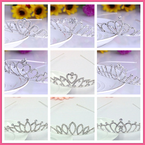 Tiara bonita <span class=keywords><strong>de</strong></span> moda para niña, accesorios para el cabello, tiaras y <span class=keywords><strong>coronas</strong></span> <span class=keywords><strong>de</strong></span> cristal <span class=keywords><strong>de</strong></span> princesa para actuaciones <span class=keywords><strong>de</strong></span> baile y fiesta - Product Image 3