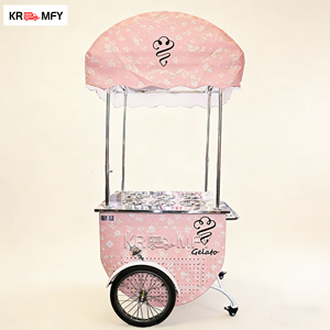 Experiencia Definitiva de Helado Suave: Triciclo Eléctrico de Servicio de Alimentos con Motor de Cubo de Rueda sin Escobillas de Fibra de Vidrio y Batería de Litio - Product Image 2