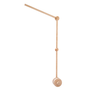 <span class=keywords><strong>Mobile</strong></span> de berceau Montessori multi-styles en bois de hêtre naturel, bras réglable et rotatif, fixation murale ou sur pied, pour chambre de bébé - Product Image 5