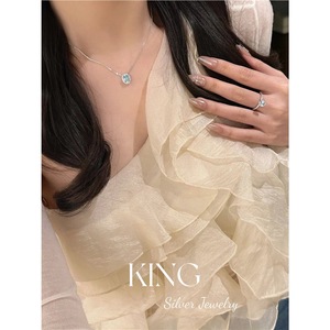 King Silver Jewelry Aquamarine Oval <b>Ring</b> Light Blue Gemstone Sterling Silver Engagement Women's Jewelry - Product Image 5