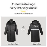 Poncho de pluie une pièce de haute qualité, imperméable, pour travaux routiers, avec bandes réfléchissantes, logo personnalisé, imperméable