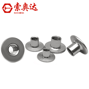 Écrous à souder en acier inoxydable 304 de type T Suo Ao Da M4-M10, écrou à tête cylindrique - Product Image 3