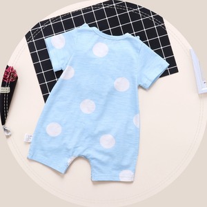 Patterns Free Baby Clothes Wholesale Solid Color Bamboo Cute Baby Infant Girl Rompers - Product Image 4