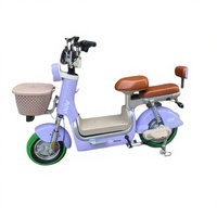Bicicleta Eléctrica Urbana para Mujer con Excelente Relación Calidad-Precio - Motor Trasero Confiable, Batería de Plomo-Ácido de 48V
