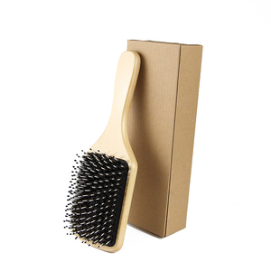 Masterlee-<span class=keywords><strong>cepillo</strong></span> de madera natural respetuoso con el medio ambiente, paleta de dientes de nailon, <span class=keywords><strong>cerdas</strong></span> de jabalí, <span class=keywords><strong>cepillo</strong></span> de pelo - Product Image 2
