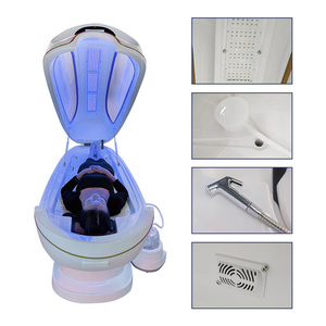 Capsule de sauna en acrylique de haute qualité Lingvita avec éclairage LED 7 couleurs pour la vente - Product Image 4