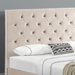 Willsoon moderno King Size letti portaoggetti con doppia dimensione <span class=keywords><strong>in</strong></span> velluto <span class=keywords><strong>tessuto</strong></span> fabbrica fornitura bottone Design <span class=keywords><strong>testiera</strong></span> <span class=keywords><strong>per</strong></span> camera da <span class=keywords><strong>letto</strong></span> - Product Image 4