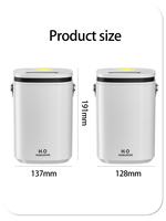 Humidificateur Ultrasonique 2L Grande Capacité Double Pulvérisation Sans Fil Portable Diffuseur D'air Frais pour Chambre Salon Bureau Maison
