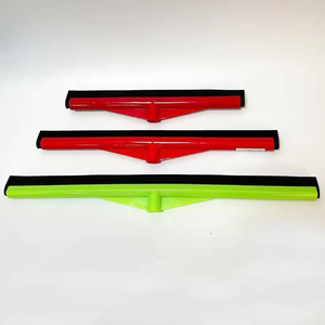 Gạt Nước cửa sổ làm sạch sợi nhỏ cao su Kính scraper cao su tay cầm dài cao su lau sàn - Product Image 1