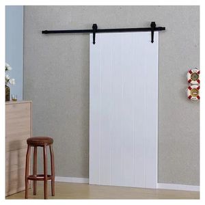 Puertas Corredizas de Gran Suavidad, Venta Directa de Fábrica, Diseño Moderno OEM, Puerta de Granero de Madera Sólida para Taller - Product Image 4