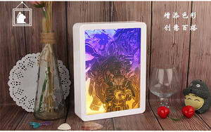 Cuadro decorativo <span class=keywords><strong>de</strong></span> personaje <span class=keywords><strong>de</strong></span> dibujos animados personalizable, marco <span class=keywords><strong>de</strong></span> arte, pintura con luz - Product Image 5