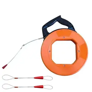 Sợi Thủy Tinh Cá Băng thép dây puller Cáp puller 4mm 100 chân với trường hợp dây thông qua công cụ Twist hình dây ứng dụng rộng rãi