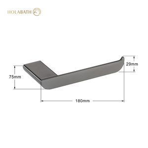 <span class=keywords><strong>Porte</strong></span>-<span class=keywords><strong>papier</strong></span> moderne en acier inoxydable 304 noir mat pour décoration de la maison - Product Image 2