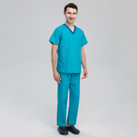 Blouse uniforme à col en V Touchhealthy, uniforme pour les travailleurs de la santé, infirmières, ensemble de blouses à taille élastique, vêtements médicaux