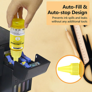 Encre de sublimation par transfert thermique pour imprimante Epson EcoTank série L L8050 L3250, CMYK LC LM, 70 ml, 100 ml - Product Image 3