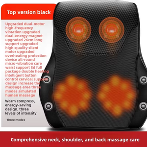 Bantal Pijat Leher Shiatsu Elektrik dengan Fungsi Pengatur Waktu - Pereda Nyeri Jaringan Dalam - Product Image 2