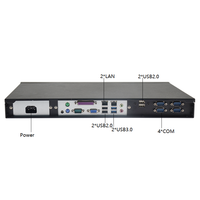 PC industriel 1U de haute qualité avec processeur Intel Core i3/i5/i7 de 6e/7e génération, DDR4 double canal 32 Go max, 2 ports Ethernet Realtek – En stock