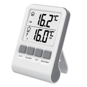 <span class=keywords><strong>Thermomètre</strong></span> numérique électronique sans fil vertical haute précision à grand écran pour intérieur et extérieur - Plage de -40°C à 70°C SH-016 - Product Image 1