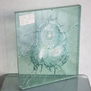 Commercio stratificato di sicurezza di garanzia della unbroken glas temperato di vetro a prova di proiettile banca di ambasciata uso merci forti - Product Image 3
