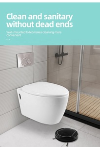 High Quality Sanitary Ware Concealed Tank Rimless Flushing Wall Hung <strong>Toilets</strong> - Product Image 5