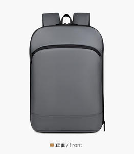 Minimalist Business Laptop <b>Backpack</b> Water-resistant Slim External Frame Zipper Closure 15.6 Inch Laptop <b>Compartment</b> Portable - Product Image 2