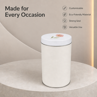 Boîte en métal cylindrique personnalisée avec couvercle coulissant pour le thé, le café, les biscuits, les bonbons, l'emballage cadeau, fournisseur d'impression de logo personnalisé OEM