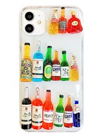 Coque transparente antichoc et étanche 3D avec paillettes pour iPhone 12, 13, 14, 15 Pro Max et iPhone 17 Air, 16 Plus