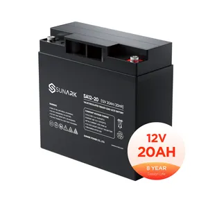 SunArk批发深循环太阳能电池12V 20Ah阳光电池价格