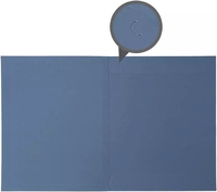 Titulaires de certificat (bleu marine 30 paquets) diplôme couvre bordure en feuille d'or pour lettre taille 8.5x11 certificats papier cartonné