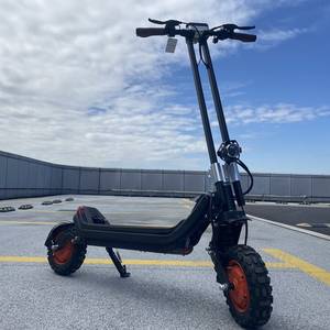 G63 электрический скутер 11 дюймов пневматические внедорожные шины 1200 Вт * 2 двухмоторный съемный аккумулятор - Product Image 4