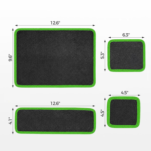 Ensemble de tapis magnétiques pour outils simili-Icon, plateau magnétique pour mécanicien, pour réparation automobile et atelier, rouge et noir, 3 pièces - Product Image 4