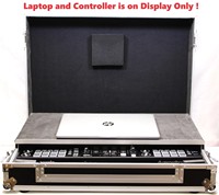 Étui de vol rigide en aluminium robuste avec glisse pour ordinateur portable Étui de rangement durable pour contrôleurs DJ pour contrôleurs DDJ-FLX10 Pioneer