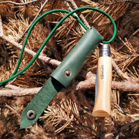Étui de ceinture portable en cuir écologique pour couteau EDC, porte-outils, portefeuille, sacoche de taille pour hommes avec crochets, étui de ceinture pour couteau Opinel pour le camping