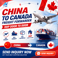 Agent d'expédition directe du Canada depuis la Chine, transitaire avec fret aérien et maritime express
