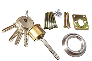 स्टेनलेस स्टील सिंगल सिलेंडर रिम लॉक 3 कुंजी ग्रेड 3 एनसी/भामा 400,000 चक्र 35-55 मिमी मोटाई लकड़ी/लौह sn/ab/ac - Product Image 5