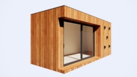Conteneur Chargeable Jardin Studio Entièrement Assemblé Modulaire Chambre Préfabriquée Maison Conteneur Maison Personnalisé Jardin Bureau