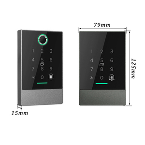 Không Thấm Nước IP66 Keyless Nhập RFID Mật Khẩu Thẻ DC12V Từ Xa TTlock Chuông Cửa Vân Tay Kiểm Soát Truy Cập Hệ Thống - Product Image 4