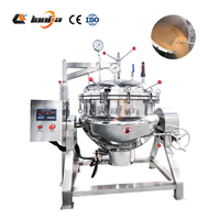Grande autocuiseur industriel automatique de 500 litres en acier inoxydable, cuiseur à vapeur sous pression