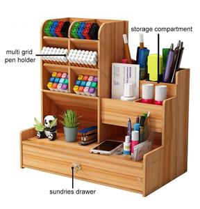 Organizador <span class=keywords><strong>de</strong></span> Escritorio <span class=keywords><strong>de</strong></span> <span class=keywords><strong>Madera</strong></span>, Organizador <span class=keywords><strong>de</strong></span> Escritorio DIY, <span class=keywords><strong>Caja</strong></span> <span class=keywords><strong>de</strong></span> Almacenamiento <span class=keywords><strong>de</strong></span> Oficina <span class=keywords><strong>de</strong></span> Gran Capacidad con Cajón <span class=keywords><strong>para</strong></span> el Hogar, la Oficina y la Escuela - Product Image 3