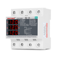 SINOTIMER D-STVP936S-1-80A 127/220VAC Moniteur triphasé à affichage numérique, protection contre les surtensions et les sous-tensions