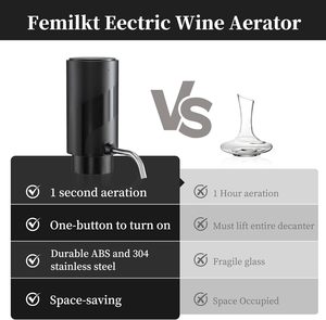 Dispensador de Vino Automático Recargable de un Solo Toque, Aireador de Vino Eléctrico - Product Image 2