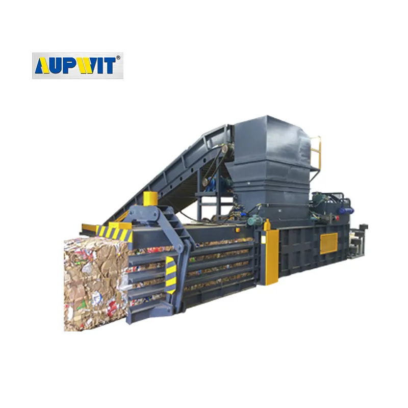 Zelf Automatische Balenpers Machine Afval Papier Krant Recycling Lijn Bail Persen Machine