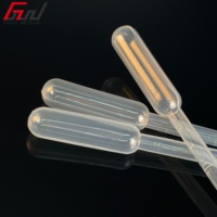 Pipette Pasteur en plastique de 1 ml, 3 ml, 5 ml pour laboratoire
