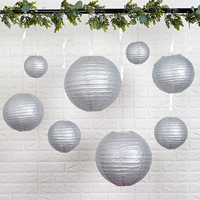 Lanterne en papier pliante décorative européenne américaine vente en gros or argent et or rose pour la fête de mariage et la décoration de Pâques