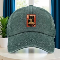 Casquette de baseball 6 panneaux réglable, panneau avant délavé, style professionnel tendance, usage extérieur, quatre saisons, unisexe