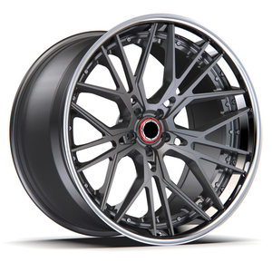 Rines de Aleación Forjados de Lujo de 22 y 24 Pulgadas en Negro Brillante con Borde Pulido para Rolls Royce Cullinan Ghost Phantom, Tapas Centrales Flotantes D008 - Product Image 1