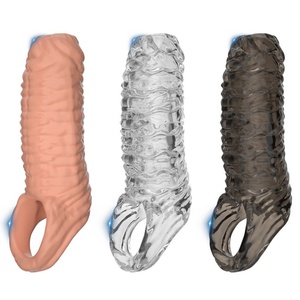 Bao cao su nam dạng vòng khóa hình rồng, màu da, dùng lại được, bao quy đầu vô hình, bao cao su thần kỳ - Product Image 3